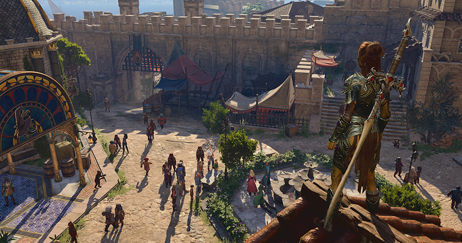 Baldur's Gate 3 vue ville