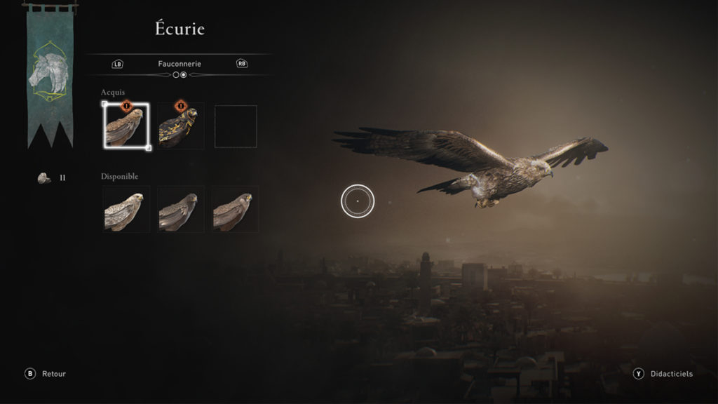 Customisation Assassin's Creed Mirage votre aigle
