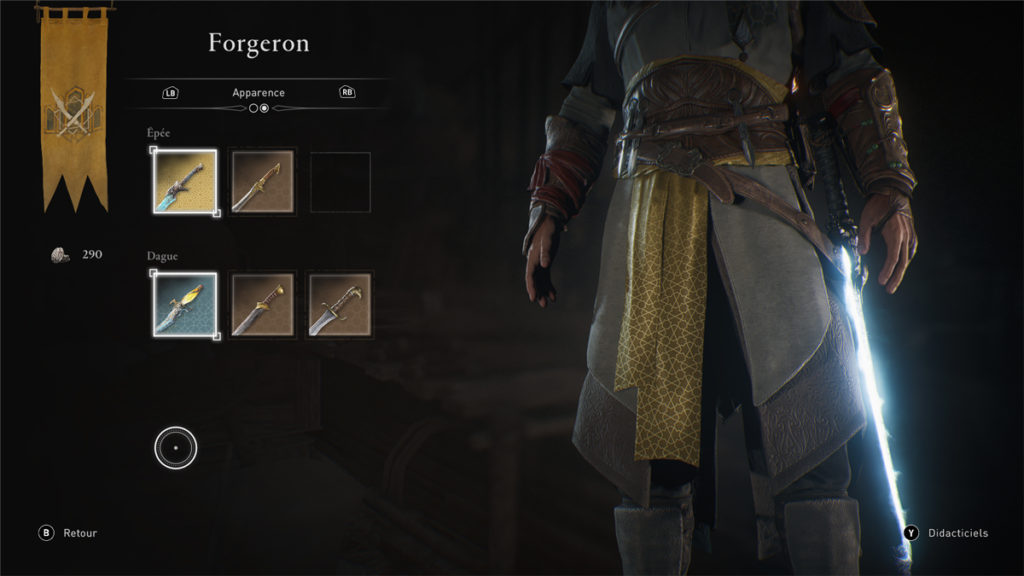 Customisation Assassin's Creed Mirage vos armes