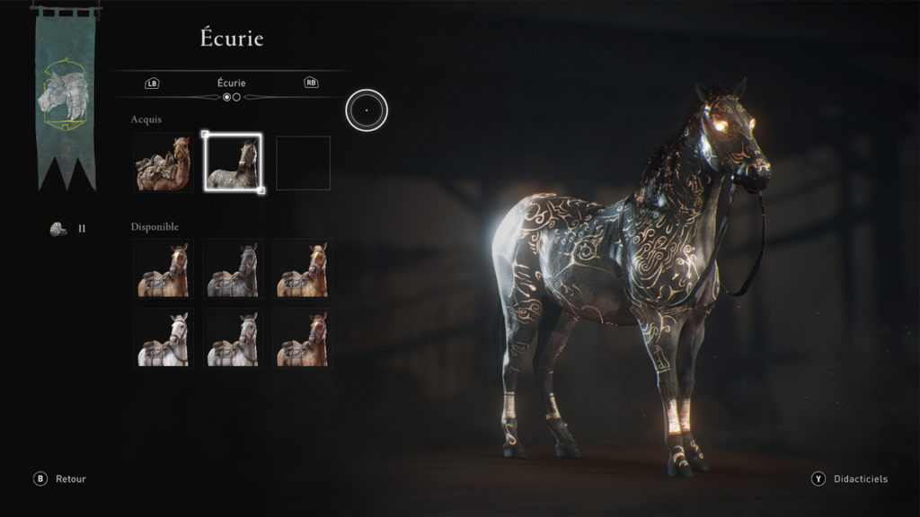 Customisation Assassin's Creed Mirage votre monture 2