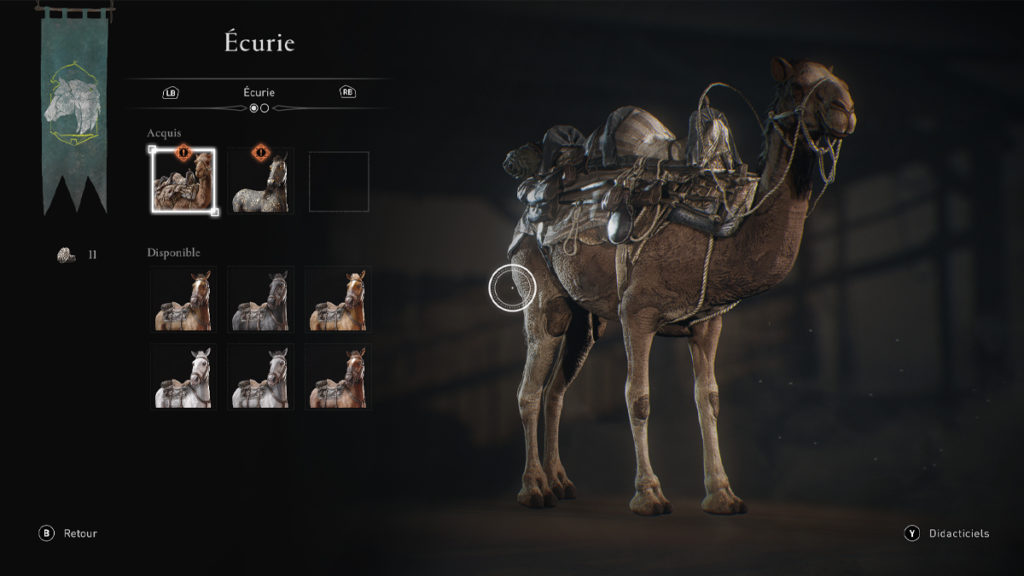 Customisation Assassin's Creed Mirage votre monture