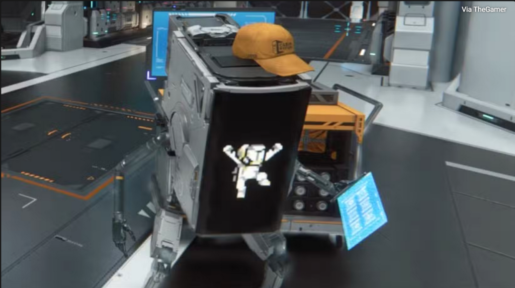 Megaman Easter egg Pragmata