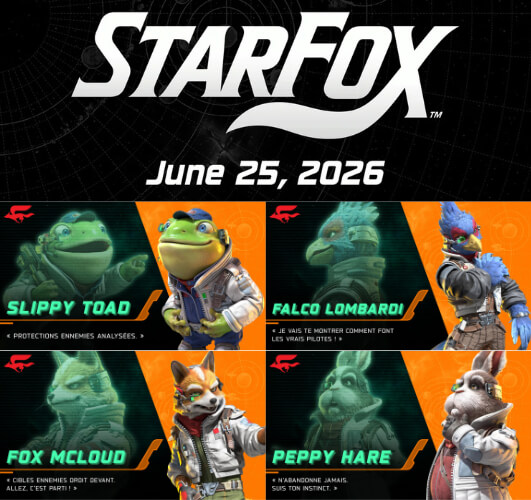 Star Fox Nintendo Switch 2 annonce les players du dimanche
