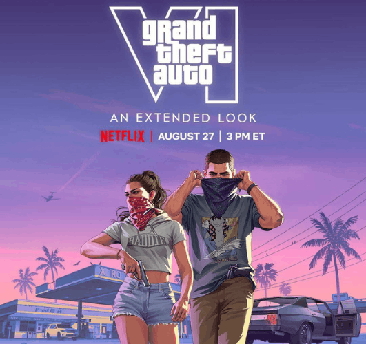 Bande-annonce GTA 6 An Extended Look sur Netflix avec Jason et Lucia