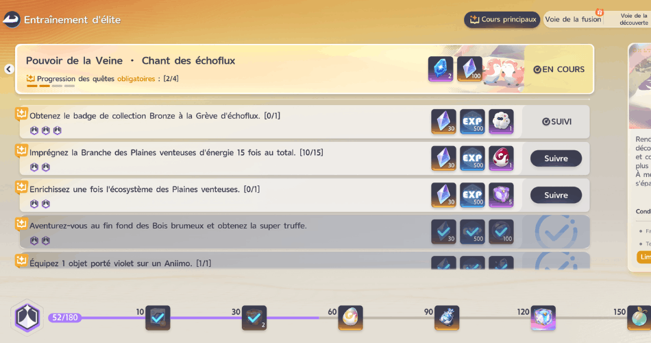 Progression Mission Aniimo