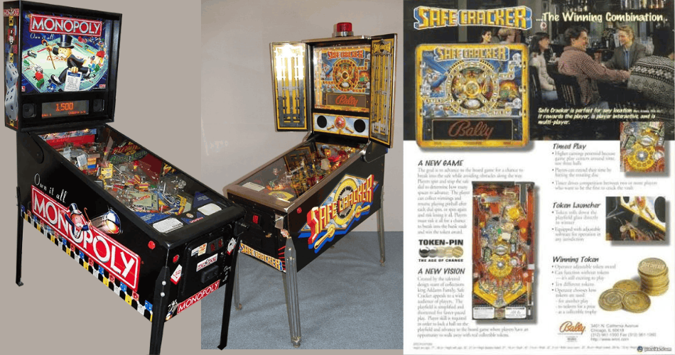Monopoly Safe Cracker Pinball